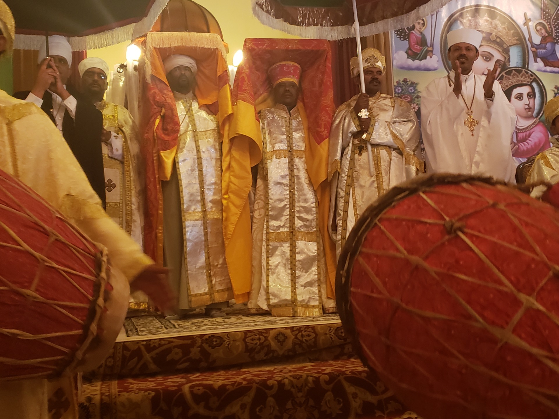 የብዙኃን ማርያም የንግስ በዓል ላይ የታቦታተ ህጉ ዑደት እና ዝማሬ መስከረም 2012